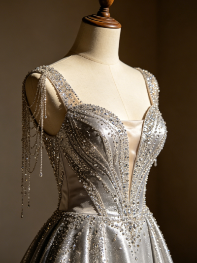 Silver Era · Low-Density Sequin Dress