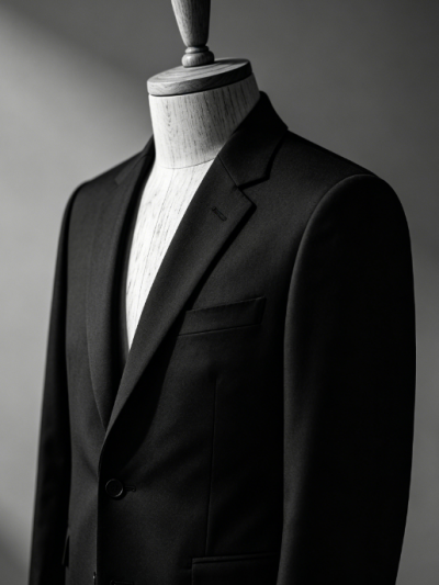 Obsidian Silence · Minimal Black Suit