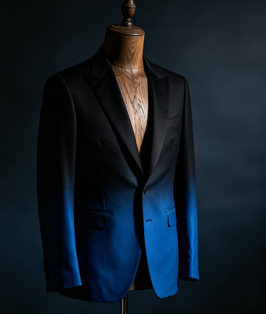 Abyss Silhouette · Black-Blue Depth Suit