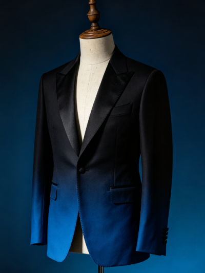 Abyss Silhouette · Black-Blue Depth Suit