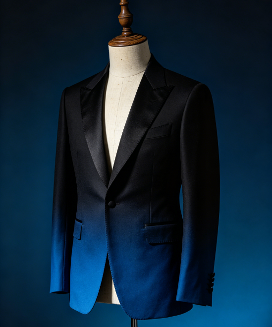 Abyss Silhouette · Black-Blue Depth Suit
